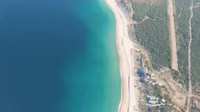 LOS FRAILES BCS MEXICO-2023: Aerial Beach And A Body Of Water