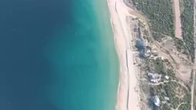 LOS FRAILES BCS MEXICO-2023: Aerial Beach And A Body Of Water