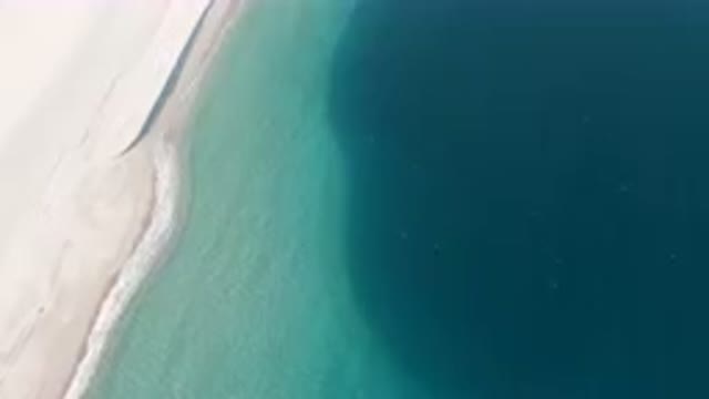 LOS FRAILES BCS MEXICO-2023: Aerial Beach And A Body Of Water