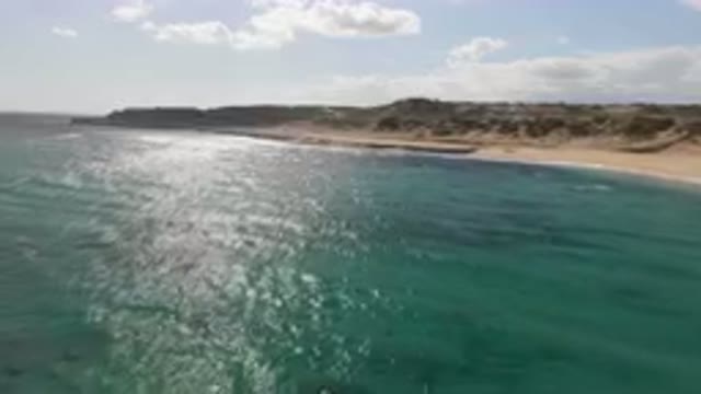 SHIPWRECKS BEACH LOS CABOS BCS MEXICO-2023: Aerial View of Beach and Body of Water