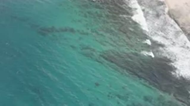 SHIPWRECKS BEACH LOS CABOS BCS MEXICO-2023: Aerial View Over Turquoise Waters and Shoreline