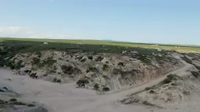 SHIPWRECKS BEACH LOS CABOS BCS MEXICO-2023: Dirt Road Going Through A Rocky Area