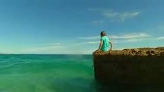 PALMILLA BCS MEXICO-2023: Child Sitting On A Rock In The Ocean