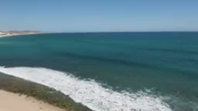 COSTA AZUL LOS CABOS BCS MEXICO-2023: Arafly Beach With A Blue Ocean And A White Sand Shore
