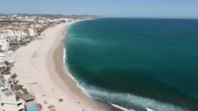 COSTA AZUL LOS CABOS BCS MEXICO-2023: Arafly Beach With A Long White Sand Beach