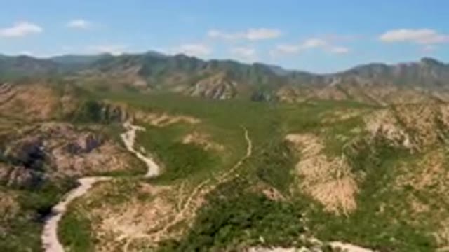 CABO PULMO BCS MEXICO-2023: Mountains With A Winding Road In The Middle Of Them