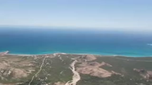 CABO PULMO BCS MEXICO-2023: Beach And A Body Of Water From A Plane