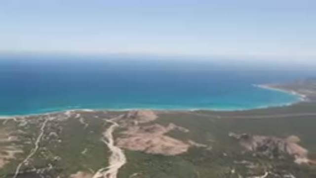 CABO PULMO BCS MEXICO-2023: Beach And A Body Of Water From A Plane