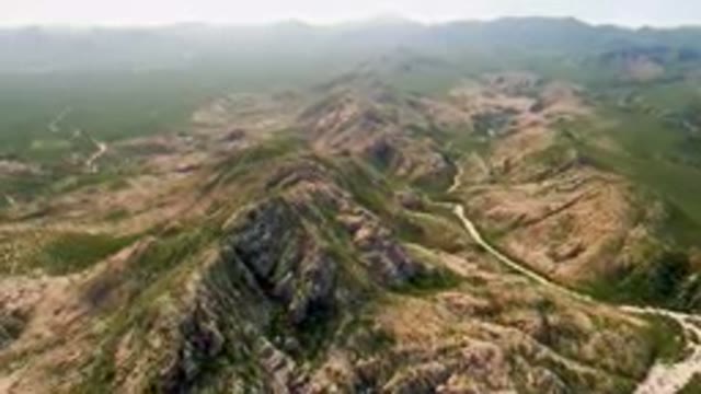 CABO PULMO BCS MEXICO-2023: Mountains With A Winding Road In The Middle Of Them