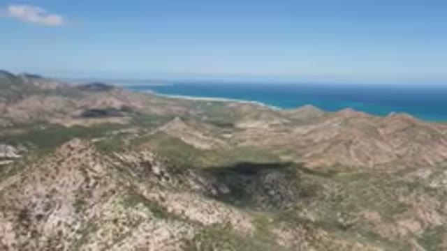 CABO PULMO BCS MEXICO-2023: Mountains With A View Of The Ocean And A Beach