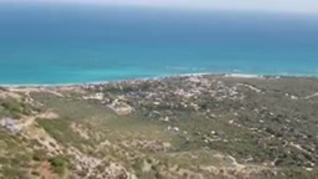 CABO PULMO BCS MEXICO-2023: Beach And A Body Of Water From A Hill