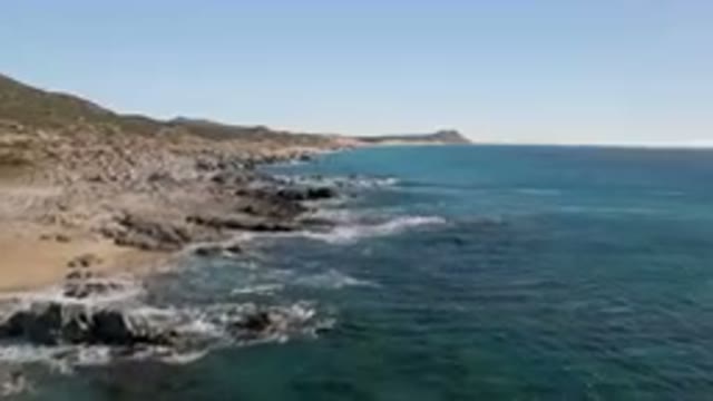 LAGUNA BEACH LOS CABOS BCS MEXICO-2023: Rocky Coastline With A Body Of Water