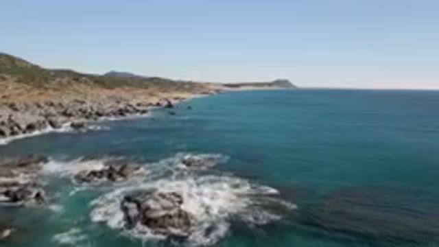 LAGUNA BEACH LOS CABOS BCS MEXICO-2023: Rocky Coastline With A Body Of Water