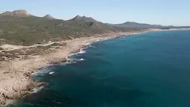 LAGUNA BEACH LOS CABOS BCS MEXICO-2023: Beach With A Mountain In The Background