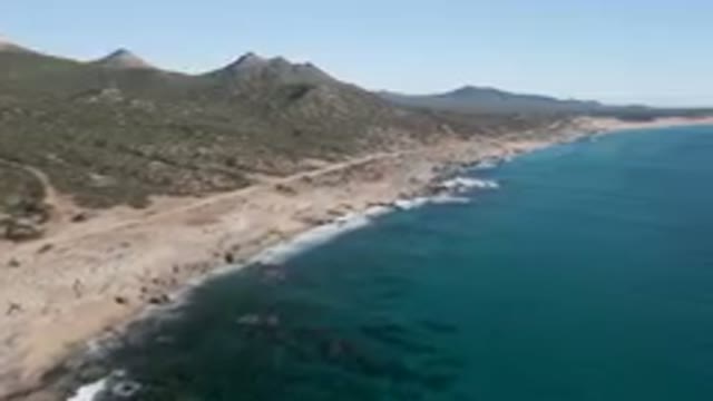 LAGUNA BEACH LOS CABOS BCS MEXICO-2023: Beach With A Mountain In The Background