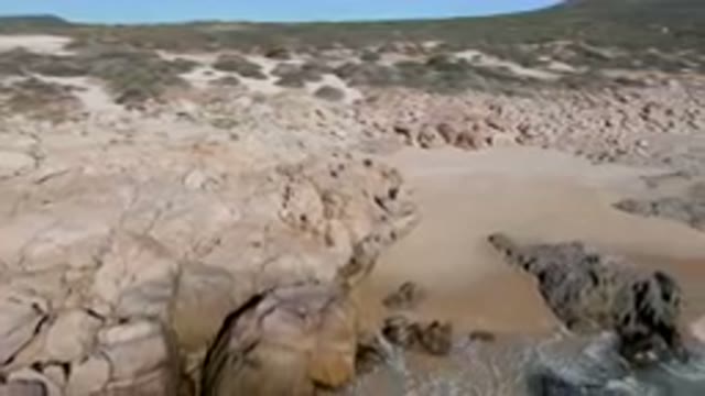 LAGUNA BEACH LOS CABOS BCS MEXICO-2023: Rocky Coastline in East Cape Baja