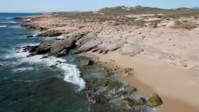 LAGUNA BEACH LOS CABOS BCS MEXICO-2023: Beach With A Few People On It And A Few