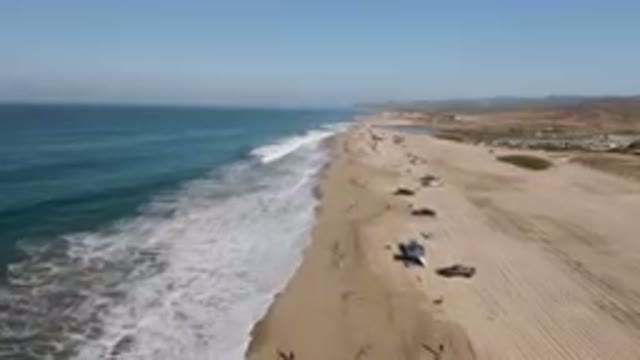 MIGRINO BCS MEXICO-2023: Arafly Beach With No People