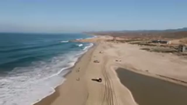 MIGRINO BCS MEXICO-2023: Beach With A Lot Of People On It