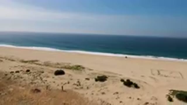 MIGRINO BCS MEXICO-2023: Beach With A Soccer Field And A Soccer Goal