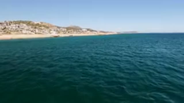 LAGUNA BEACH LOS CABOS BCS MEXICO-2023: Boat Sailing in Water Near Coastline