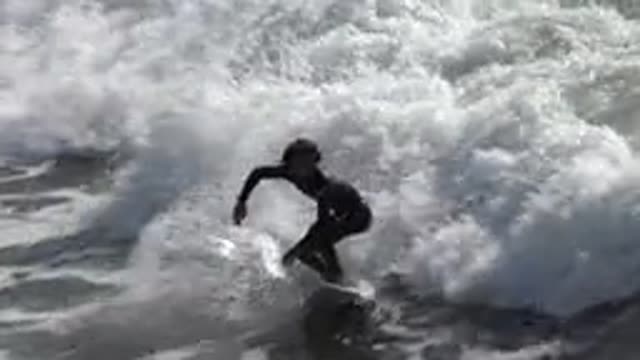 HUNTINGTON BEACH CALIFORNIA-2020: Riding The Waves Like A Pro