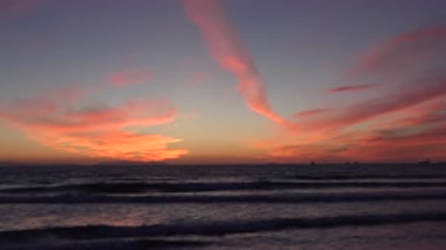 HUNTINGTON BEACH CALIFORNIA-2020: The Amazing Huntington Beach During The Sunset