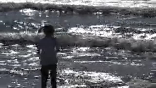 HUNTINGTON BEACH CALIFORNIA-2020: A Little Girl Is Watching And Enjoying The