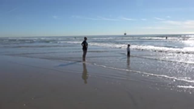 HUNTINGTON BEACH CALIFORNIA-2020: A Day At The Beach