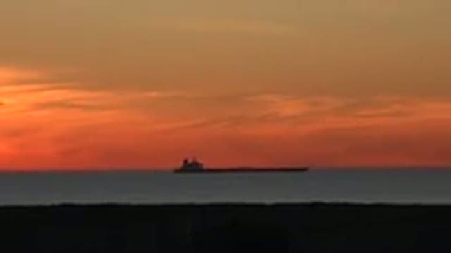 HUNTINGTON BEACH CALIFORNIA-2020: A Recording Of A Beautiful Sunset But In The