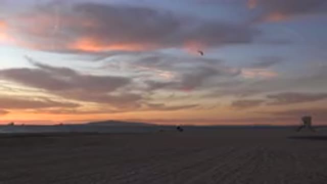 HUNTINGTON BEACH CALIFORNIA-2020: Flying A Kite Feels Fun