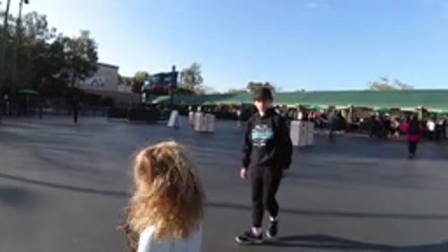 DISNEYLAND CALIFORNIA-2020: People Spending Evening With Food And Drinks