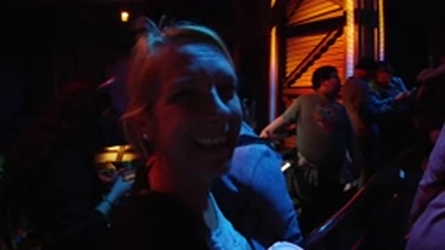 DISNEYLAND CALIFORNIA-2020: One Young Lady Talking to Camera