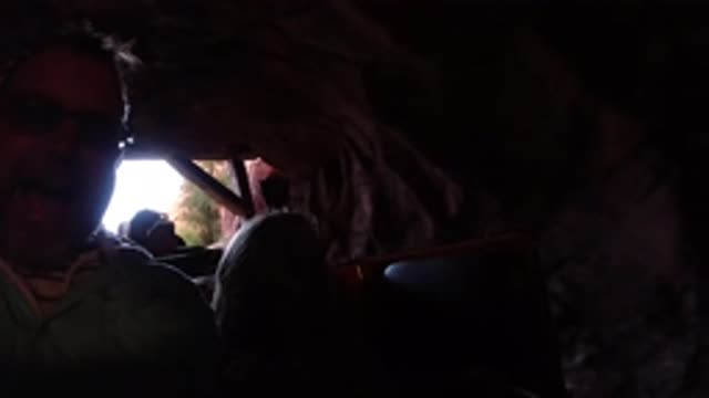 DISNEYLAND CALIFORNIA-2020: Father And Daughter Take A Ride On A Roller Coaster