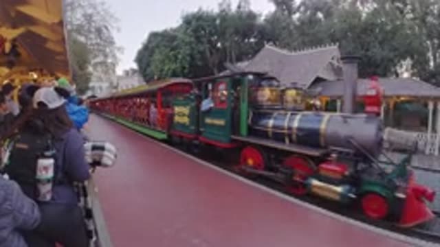 DISNEYLAND CALIFORNIA-2020: A Train Ride in an Amusement Park Ride for All Ages