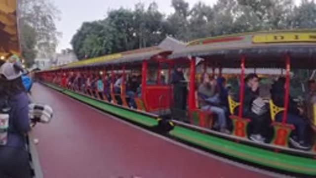 DISNEYLAND CALIFORNIA-2020: City Tour On A Beautiful Train Taking Knowledge And