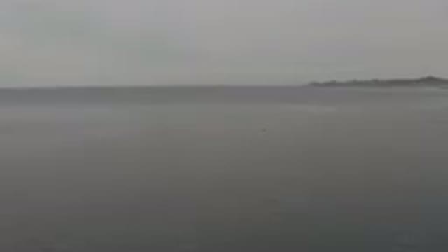 Distant View Of Calm Sea And Horizon