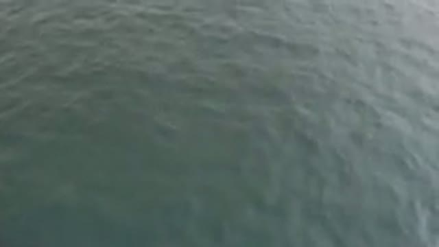 Aerial View Of Rippling Ocean Water Surface