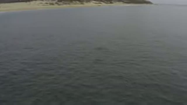 Aerial View Of Calm Ocean Water Surface