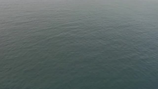 EAST CAPE BAJA CALIFORNIA SUR-2019: Aerial View From High Above Beach And Body Of Water