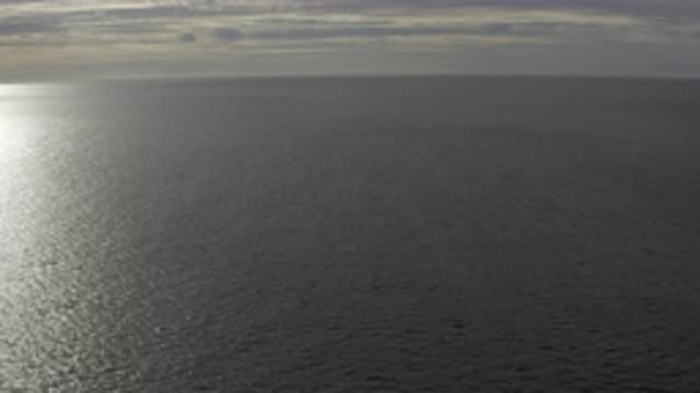 EAST CAPE BCS MEXICO-2019: Calm View Of The Horizon Above The Ocean With