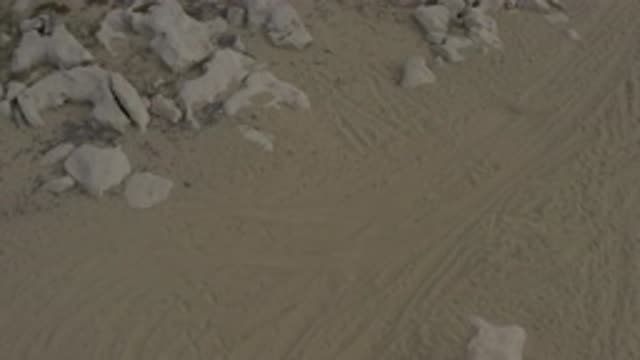 EAST CAPE BCS MEXICO-2019: Sandy Area With Larger Boulders And Marks In-Printed