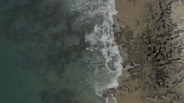 EAST CAPE BCS MEXICO-2019: Wave Is Flapping Strongly In A Significantly Windy