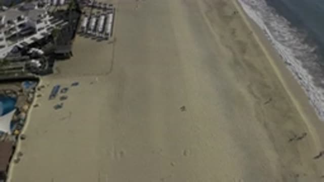EAST CAPE BCS MEXICO-2019: Flyover Of Abandoned Beach At Resorts On The Shore