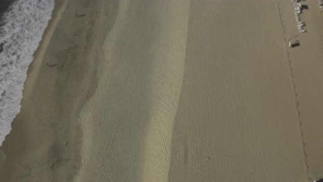 EAST CAPE BCS MEXICO-2019: Aerial Beach View With Waves