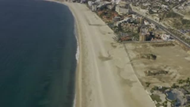 EAST CAPE BCS MEXICO-2019: Aerial Film Take Of A City And The Near Beach