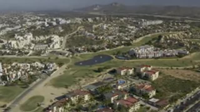 EAST CAPE BCS MEXICO-2019: Residential Neighbourhood Filmed From The Drone
