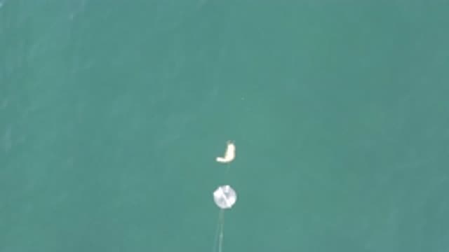 EAST CAPE BCS MEXICO-2019: Aerial Recording Of The Ocean On A Beautiful Day In