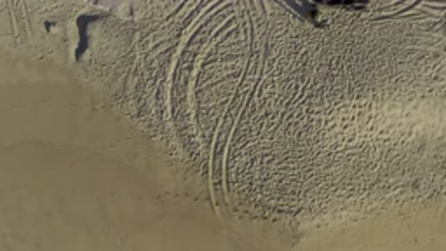 EAST CAPE BCS MEXICO-2019: A Sand Dune With Lots of Tracks and Dimples in It