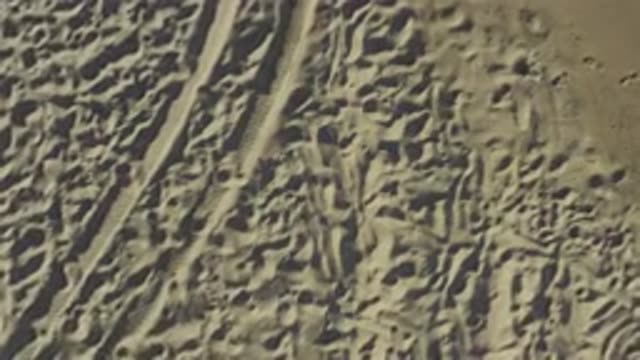 EAST CAPE BCS MEXICO-2019: View High Above Sandy Beach Camera Zooms In Closer To